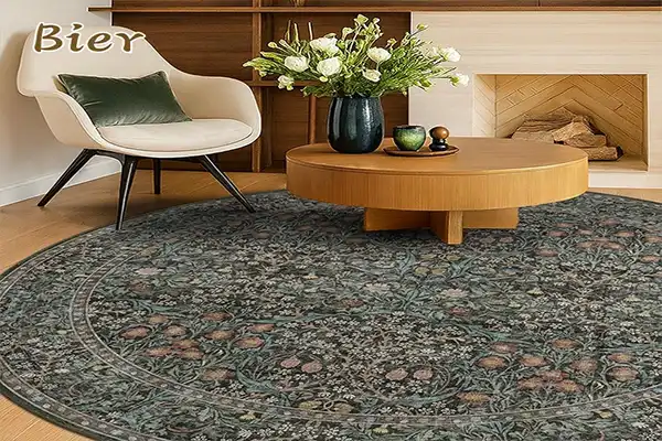 High End Round Rugs Add Elegant Focal Points to Luxury Interiors